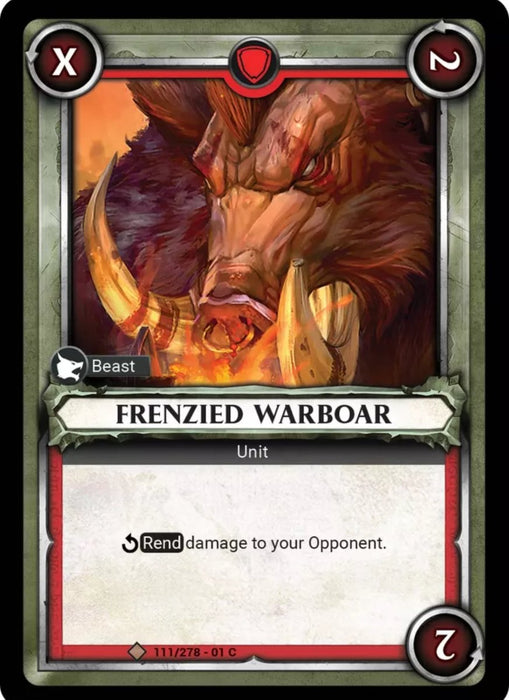 Frenzied Warboar - 111/278 - Warhammer Age of Sigmar