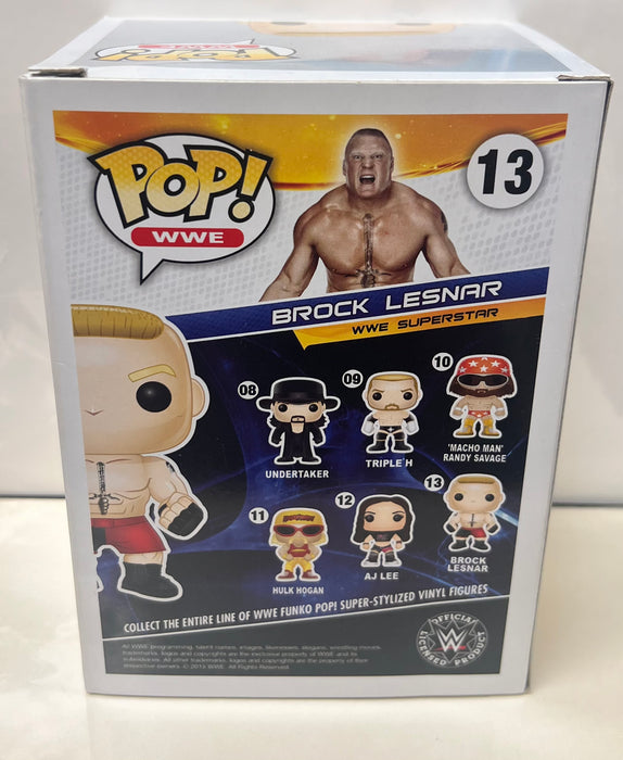 WWE: Brock Lesnar #13 (Walmart Exclusive) - With Box - Funko Pop