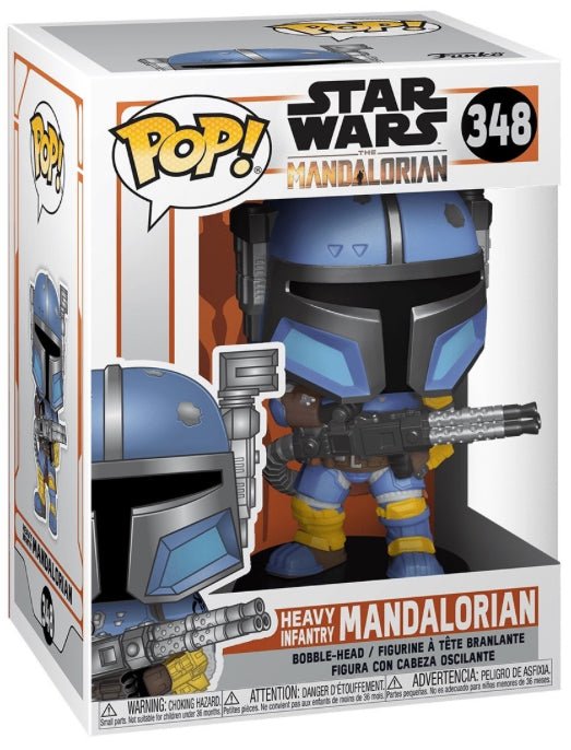 Star Wars: Heavy Infantry Mandalorian #348 - With Box - Funko Pop