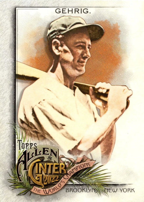 2022 Topps Allen & Ginter Lou Gehrig #26