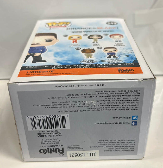 Orange Is The New Black: George “Pornstache” Mendez #249 - In Box - Funko Pop