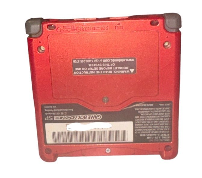 Gameboy Advance SP AGS-001 Red (Pre-Owned) - Console