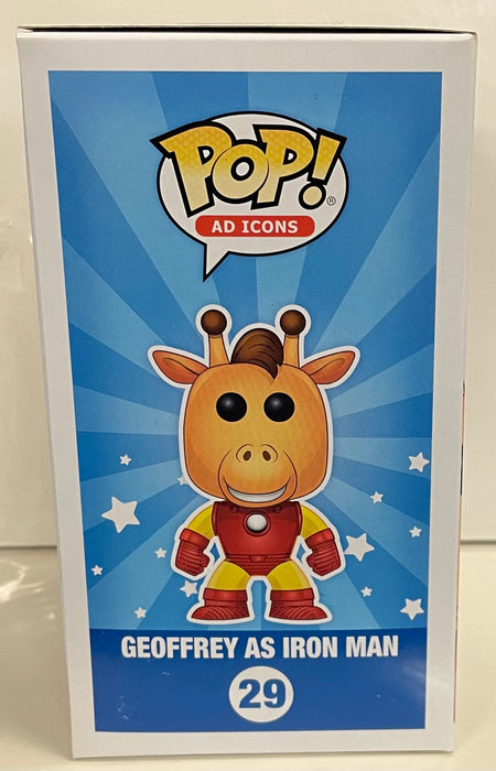 Toys R Us: Geoffrey As Iron Man #29 (Canadian Convention Exclusive) - In Box - Funko Pop