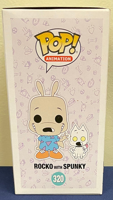 Nickelodeon Rocko’s Modern Life: Rocko with Spunky (Sick) #320 (Limited Edition Chase) - With Box - Funko Pop