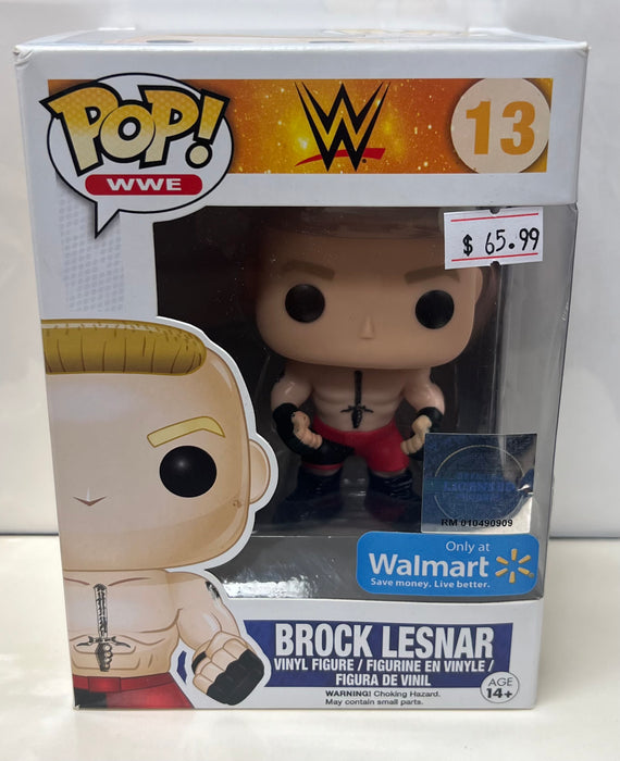 WWE: Brock Lesnar #13 (Walmart Exclusive) - With Box - Funko Pop