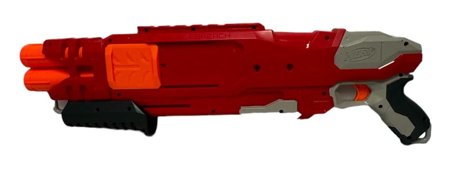 Nerf MEGA Doublebreach Shotgun Dart Gun - Pre-Owned - Toys