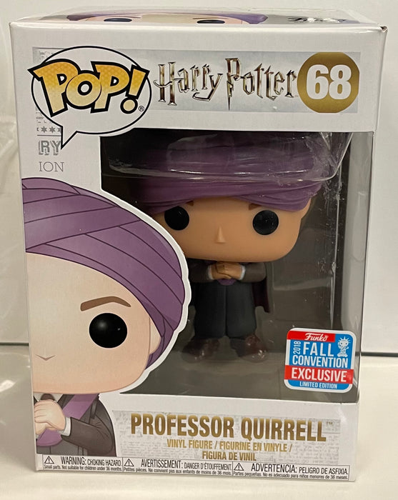 Harry Potter: Professor Quirrell #68 (2018 Fall Convention Exclusive) - With Box - Funko Pop