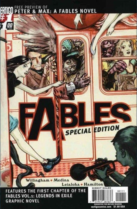 Fables #1 Special Edition Variant Cover (2002)