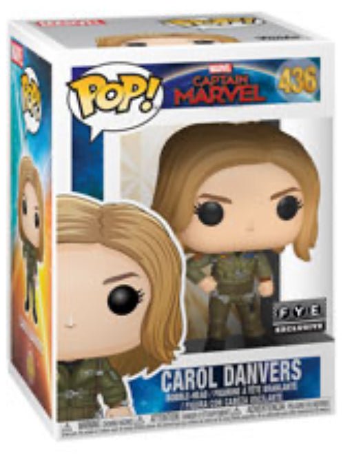 Marvel Captain Marvel: Carol Danvers #436 (FYE Exclusive) - In Box - Funko Pop