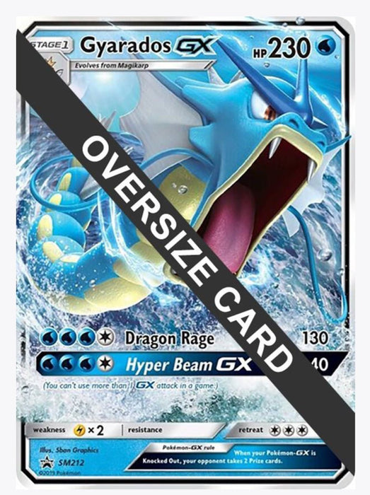 Gyarados GX - SM212 (SM Black Star Promo) - Jumbo Cards (PR)