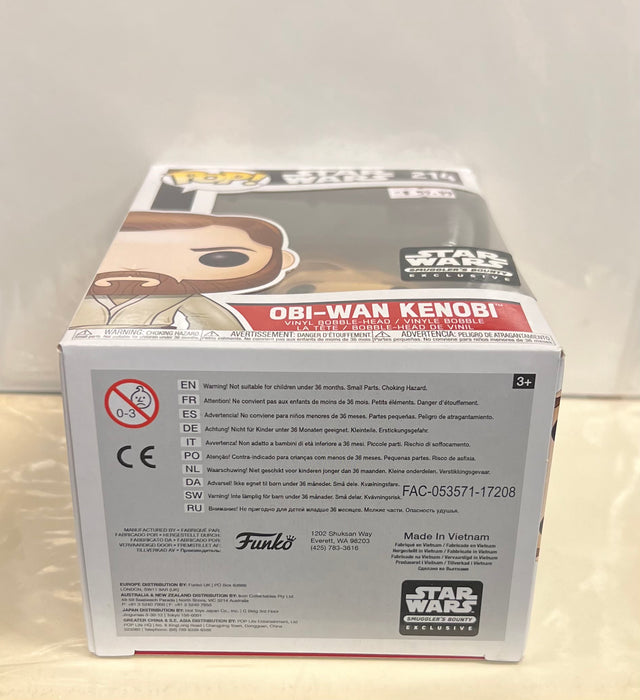 Star Wars: Obi-Wan Kenobi #214 (Star Wars Smuggler’s Bounty Exclusive) - With Box - Funko Pop