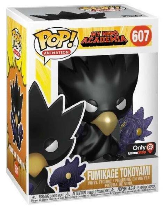 My Hero Academia: Fumikage Tokoyami #607 (GameStop Exclusive) - With Box - Funko Pop