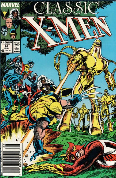 Classic X-Men #24 Newsstand Edition (1988)