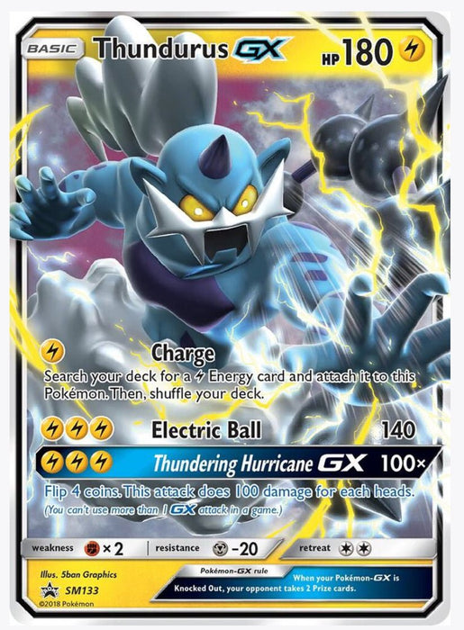 Thundurus GX - SM133 - SM Promos (SMP)