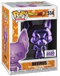 Dragon Ball Z: Beerus #514 (2020 Funmation Exclusive) - With Box - Funko Pop