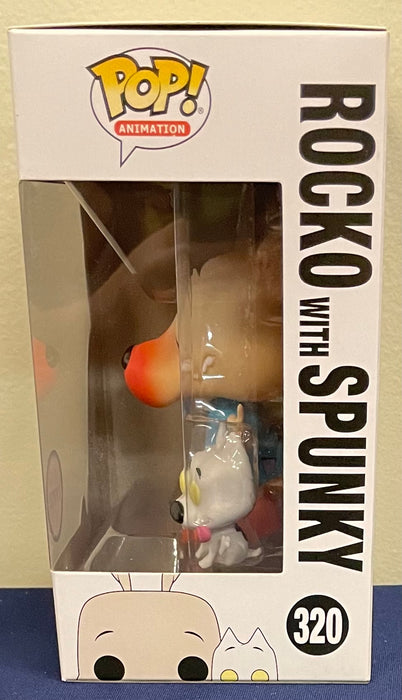 Nickelodeon Rocko’s Modern Life: Rocko with Spunky (Sick) #320 (Limited Edition Chase) - With Box - Funko Pop