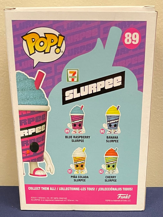 Slurpee: Blue Raspberry Slurpee #89 (Glitter) (7/11 Exclusive) - In Box - Funko Pop