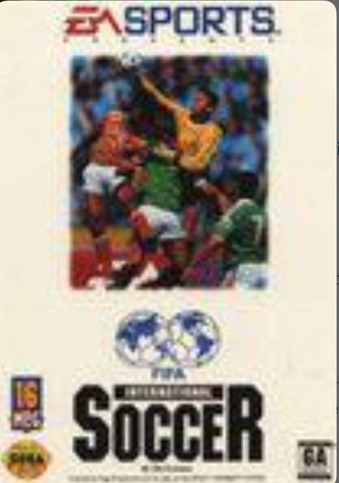 FIFA International Soccer - Box And Cart - Sega Genesis