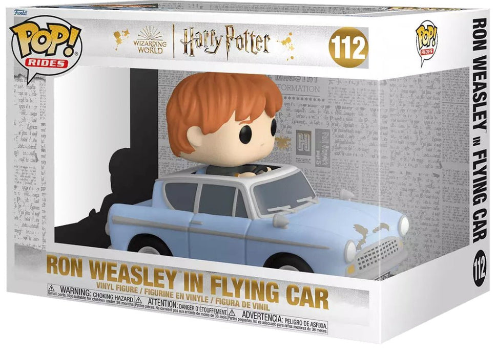 Harry Potter: Ron Weasley In Flying Car - With Box - Funko Pop