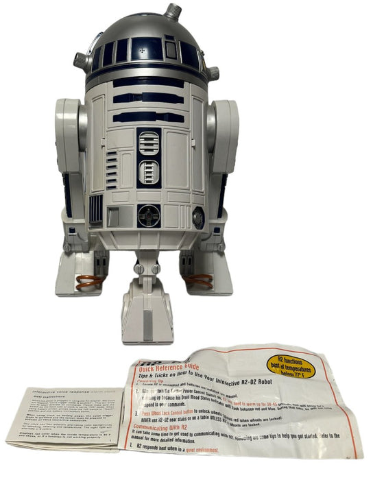 Star Wars 2002 R2-D2 Interactive Toy Voice Activated 16” - Figure Only - Toys