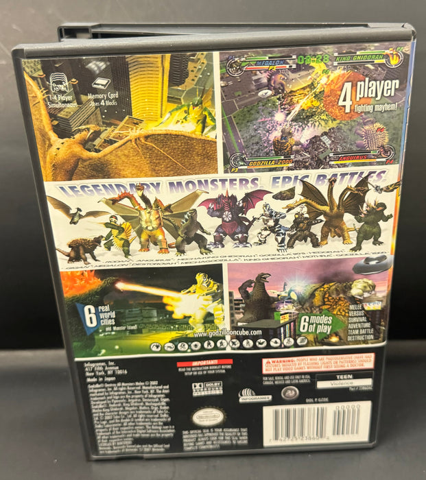 Godzilla Destroy All Monsters Melee - Complete In Box - Nintendo Gamecube