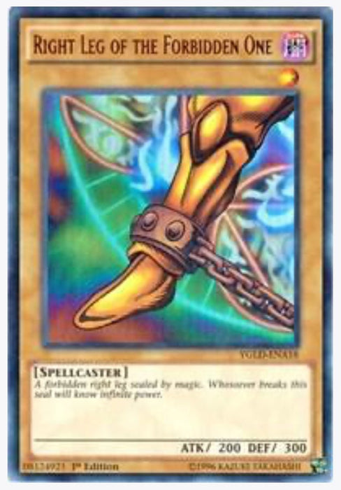 Right Leg of the Forbidden One - King of Games: Yugi's Legendary Decks (YGLD)