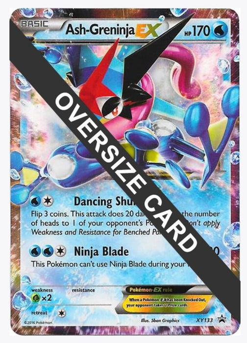 Ash-Greninja EX - XY133 (XY Black Star Promos) - Jumbo Cards (PR)