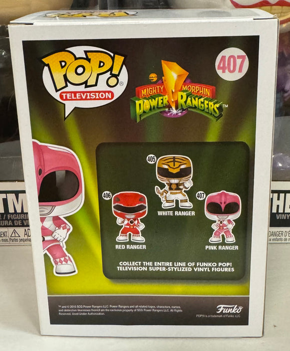 Mighty Morphin Power Rangers: Pink Ranger #407 (Hot Topic Exclusive) - With Box - Funko Pop