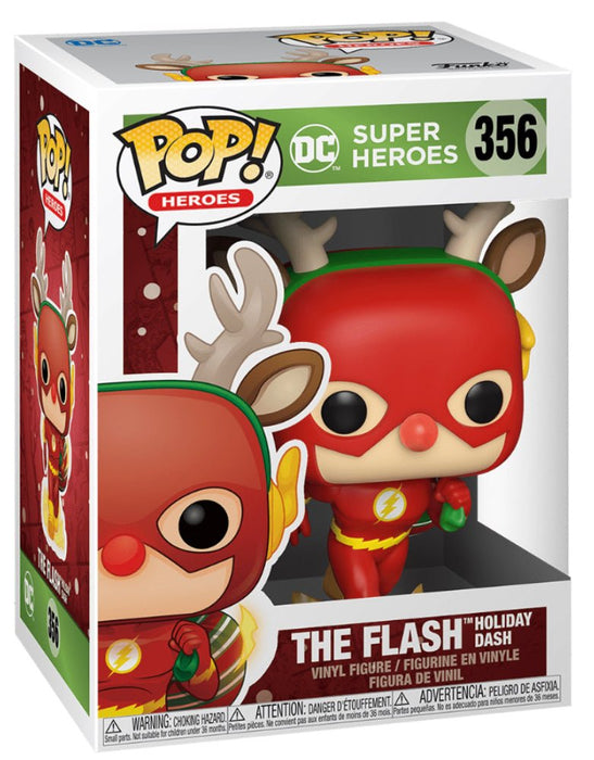 DC Super Heroes: The Flash Holiday Dash #356 - In Box - Funko Pop