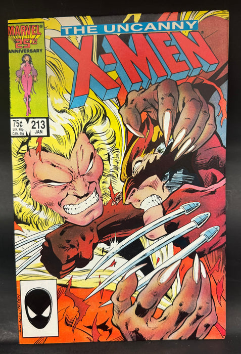 The Uncanny X-Men #213 Direct Edition (1987) - 9 Very Fine