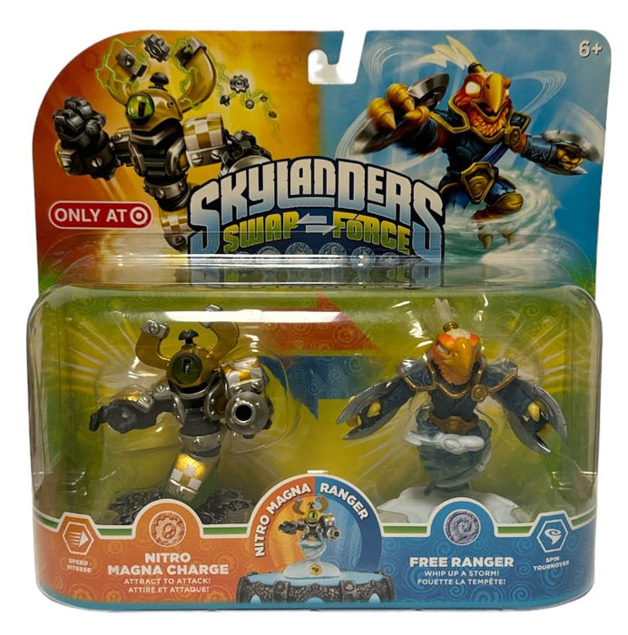 Swap Force: Nitro Magna Charge And Free Ranger - New - Skylanders