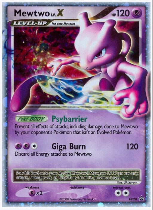 Mewtwo LV.X - DP28 - Diamond and Pearl Promos (PR) - Lightly Played