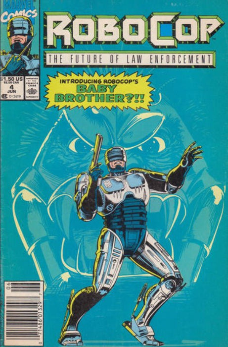 RoboCop #4 Newsstand Edition (1990)