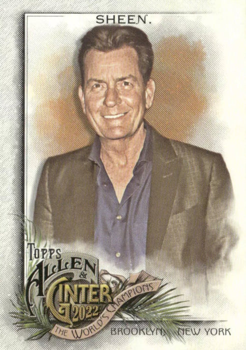 2022 Topps Allen & Ginter Charlie Sheen #292