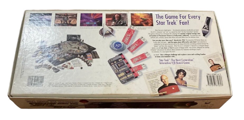 Star Trek The Next Generation Interactive VCR Board Game - Pre-Owned - Board Games