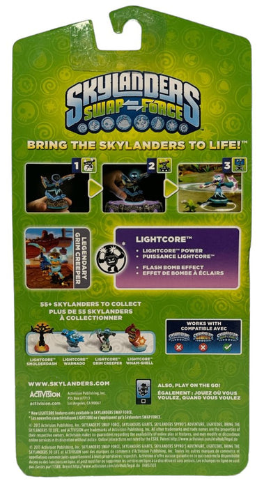 Swap Force: Legendary Grim Creeper Lightcore - New - Skylanders