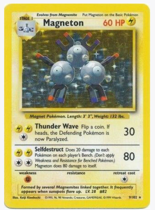 Magneton 9/102 - Base Set (BS) - Lightly Played