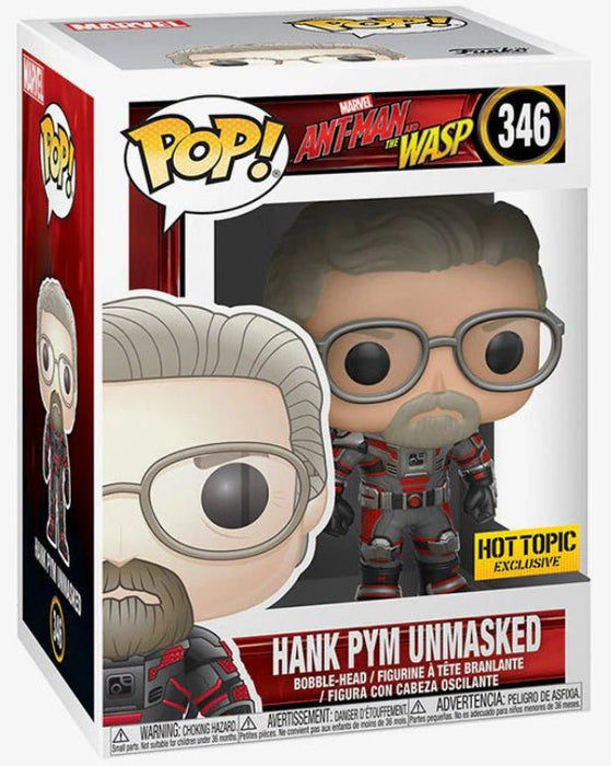 Marvel: Hank Pym Unmasked #346 (Hot Topic Exclusive) - With Box - Funko Pop