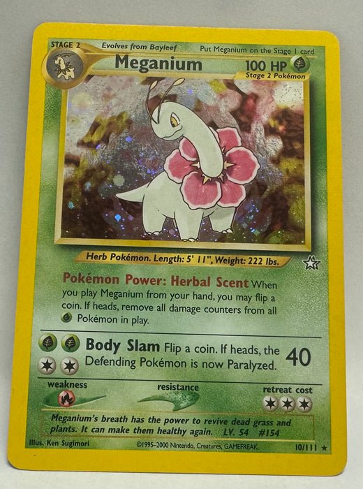 Meganium 10/111 - Neo Genesis - Lightly Played