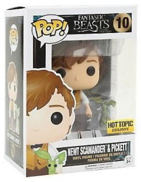 Fantastic Beasts: Newt Scamander & Picket #10 (Hot Topic Exclusive) - In Box - Funko Pop