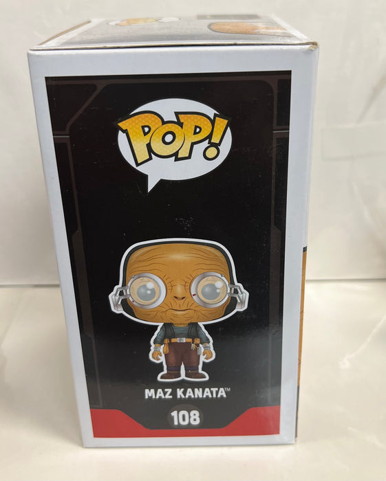 Star Wars: Maz Kanata #108 - With Box - Funko Pop