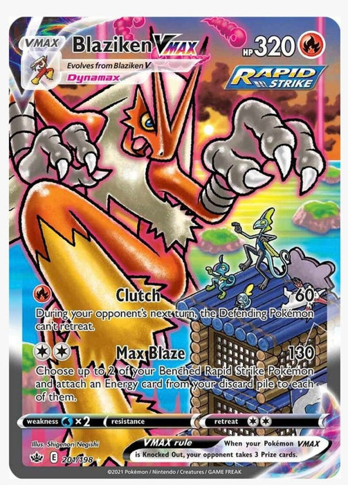 Blaziken VMax (Alternate Art Secret) - Chilling Reign - Near Mint