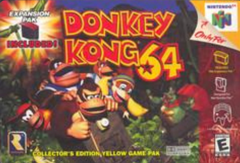 Donkey Kong 64 - Cart Only - Nintendo 64