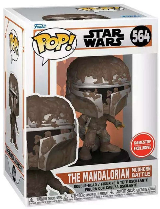 Star Wars: The Mandalorian Mudhorn Battle #564 (GameStop Exclusive) - In Box - Funko Pop