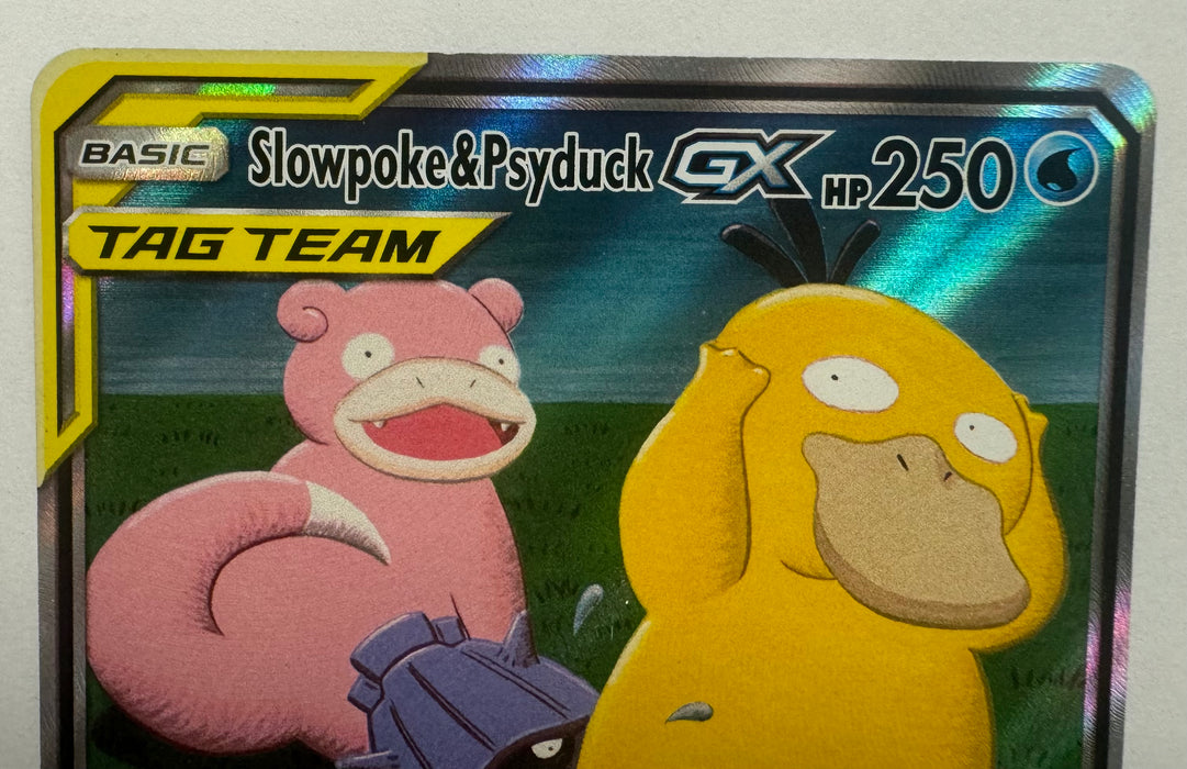 Slowpoke & Psyduck GX (Alternate Full Art) 218/236 - SM - Unified Minds (SM11) - Lightly Played