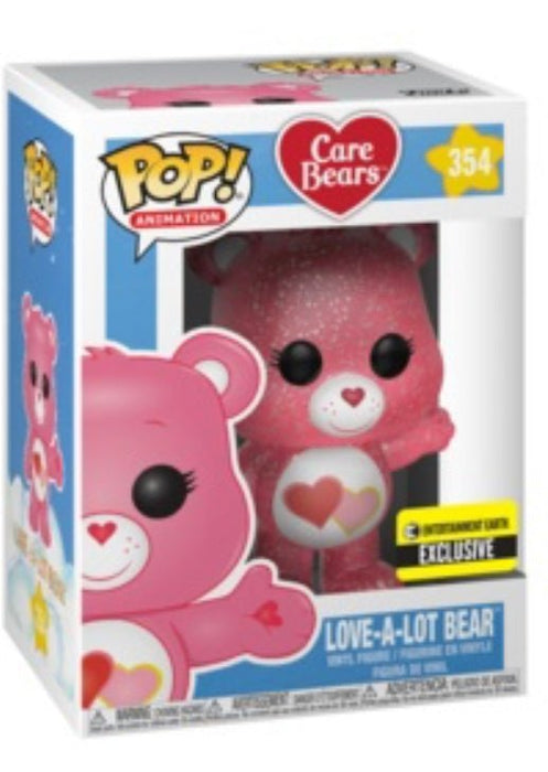 Care Bears: Love-A-Lot Bear (Glitter) #354 (Entertainment Earth Exclusive) - With Box - Funko Pop