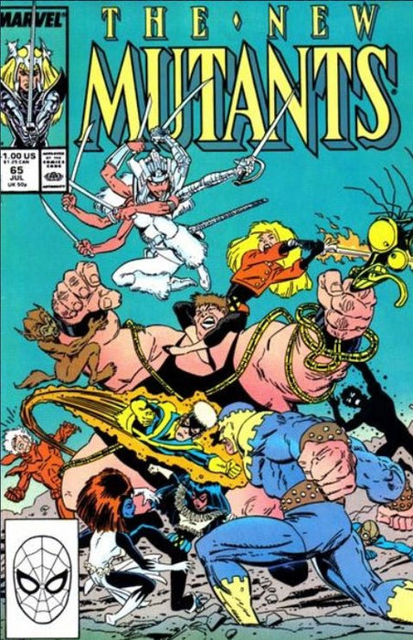 The New Mutants #65 Direct Edition (1988)