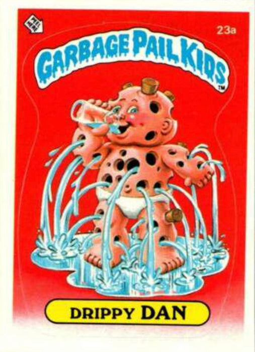 Drippy DAN #23a 1985 - Garbage Pail Kids Singles