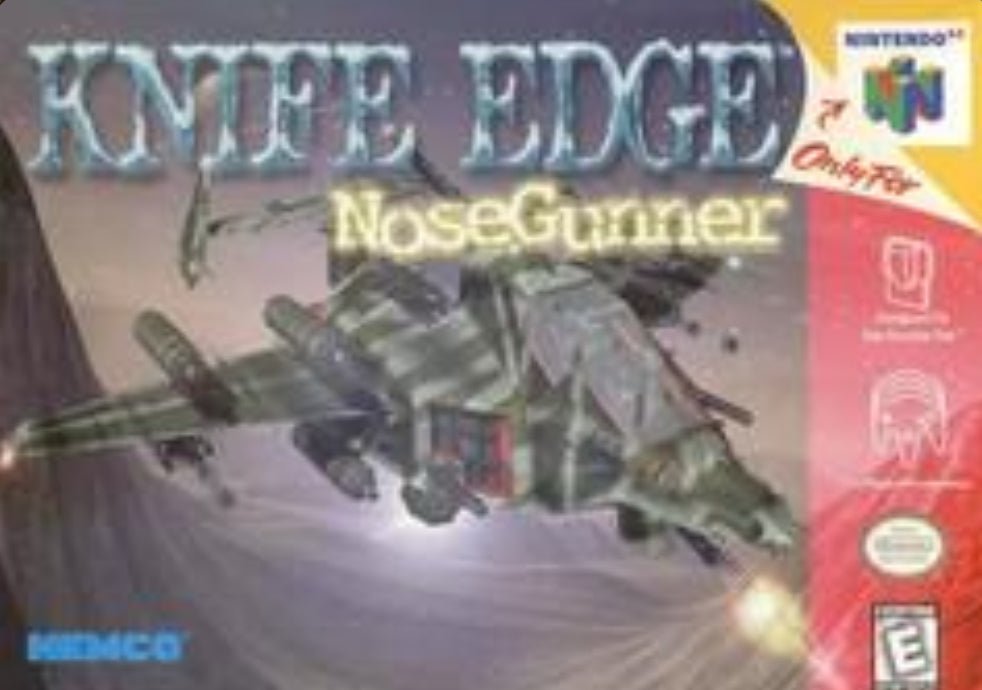 Knife Edge Nose Gunner - Cart Only - Nintendo 64