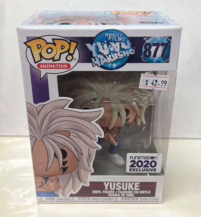 Ghost Files Yu Yu Hakusho: Yusuke #877 (Funimation 2020 Exclusive)  - With Box - Funko Pop